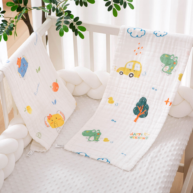 Pure Cotton Gauze Large Towel 30X70Cm for Adult Household Use, Soft and Absorbent for Bathing and Wiping Face, Adult Towel, Face Towel