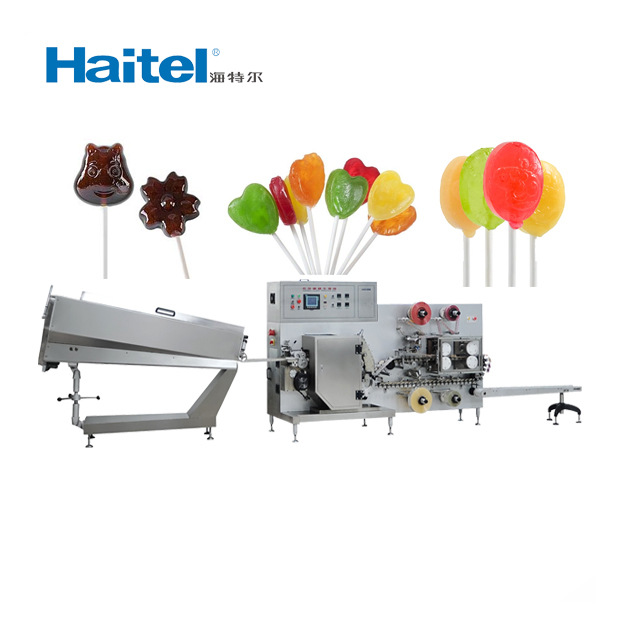 热销异形棒糖成型设备 扁形棒棒糖成型包装设备 糖果设备