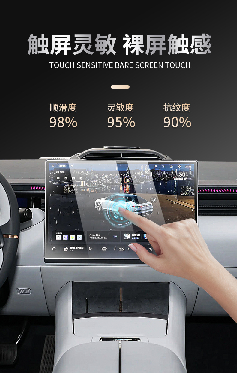 Applicable to Lynk & CO Z10 Central Control Film Z10 Instrument Navigation Screen Tempered Film Interior Protection Film Automotive Products