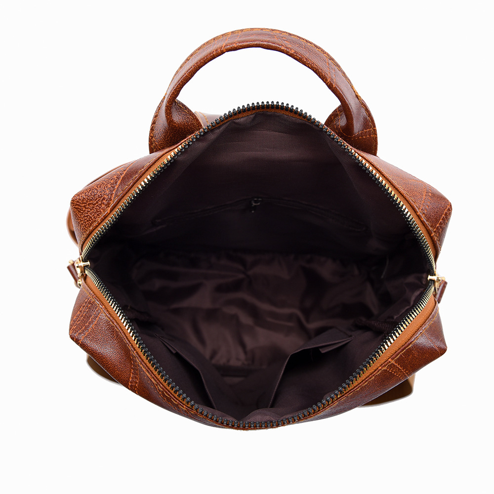 Mochila transfronteriza súper caliente nueva para mujer de gran capacidad Mochila de viaje multifuncional de color de contraste de moda Mochila escolar para estudiantes universitarios