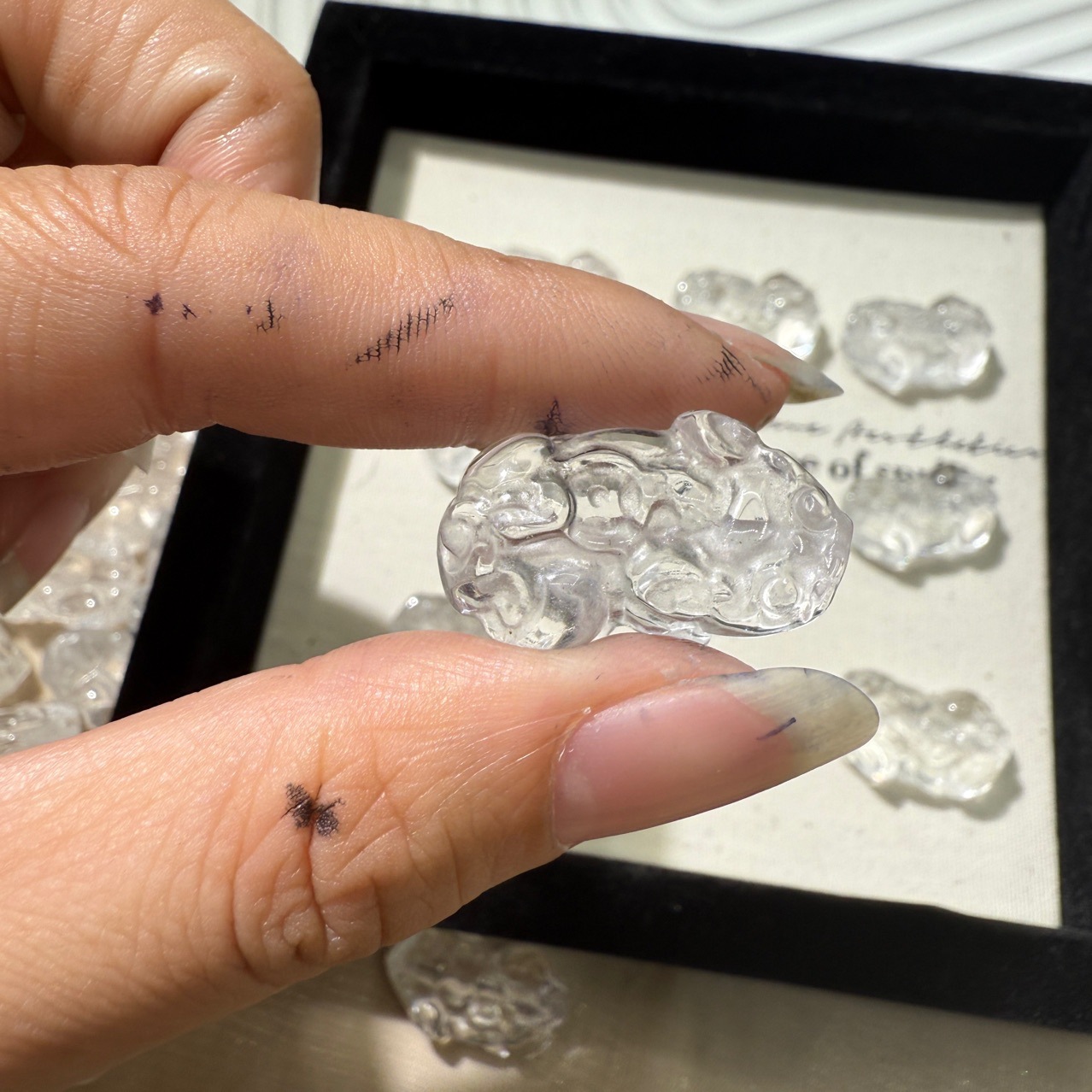 구멍 PIXIU DIY 크리스탈 쥬얼리 액세서리 준비 공급을 통해 천연 화이트 크리스탈