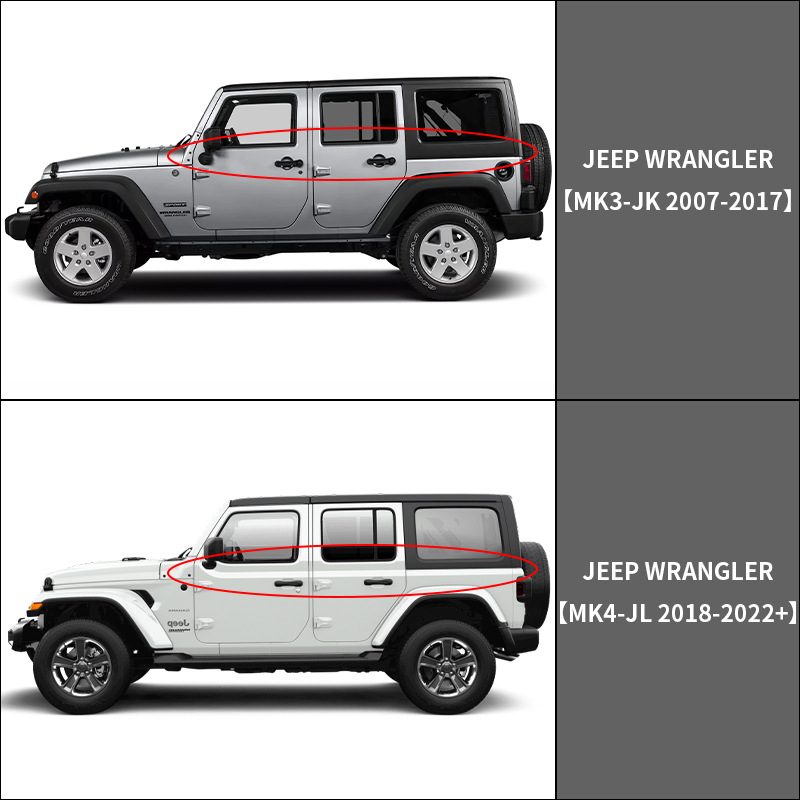 Suitable for Jeep Wrangler Window Visor Jeep Wrangler Jk Jl Window Visor