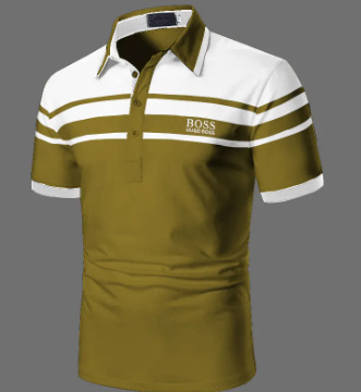 2024 nuevo Aliexpress transfronterizo verano delgado casual de manga corta cremallera estriada solapa camiseta camiseta polo