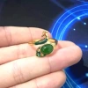 Golden Colorful Emerald Peacock