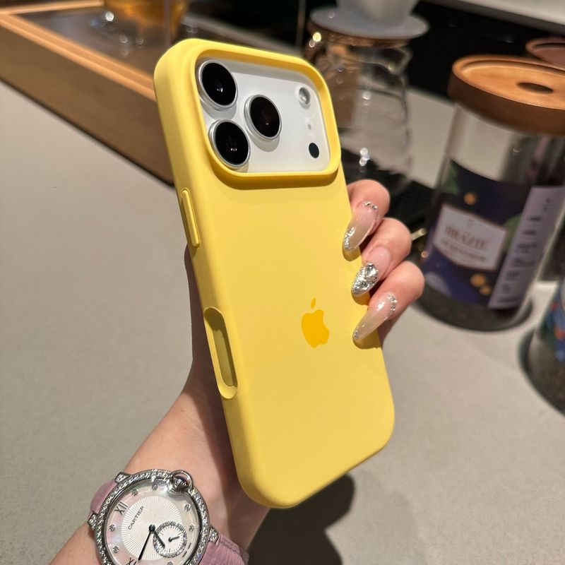 大视窗液态硅胶一体AI按键适用iPhone17/手机壳17pro纯色16磨砂15|undefined