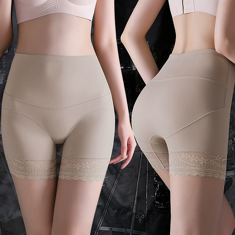 Нижнее белье с высокой талией без следов женские защитные брюки три в одном