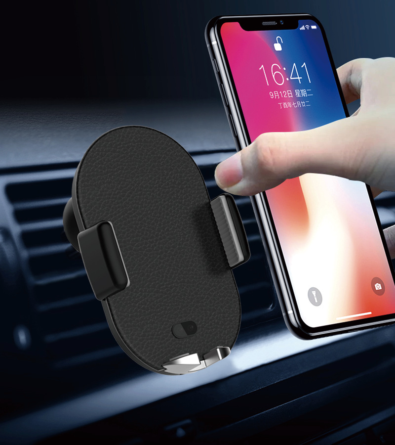 Premium mobile phone car holder with wir...