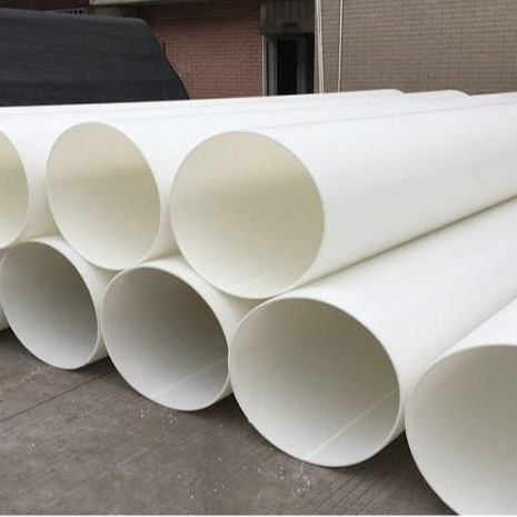 通风排气化工耐腐蚀耐高温PP管材 大口径系列塑料管道防腐管