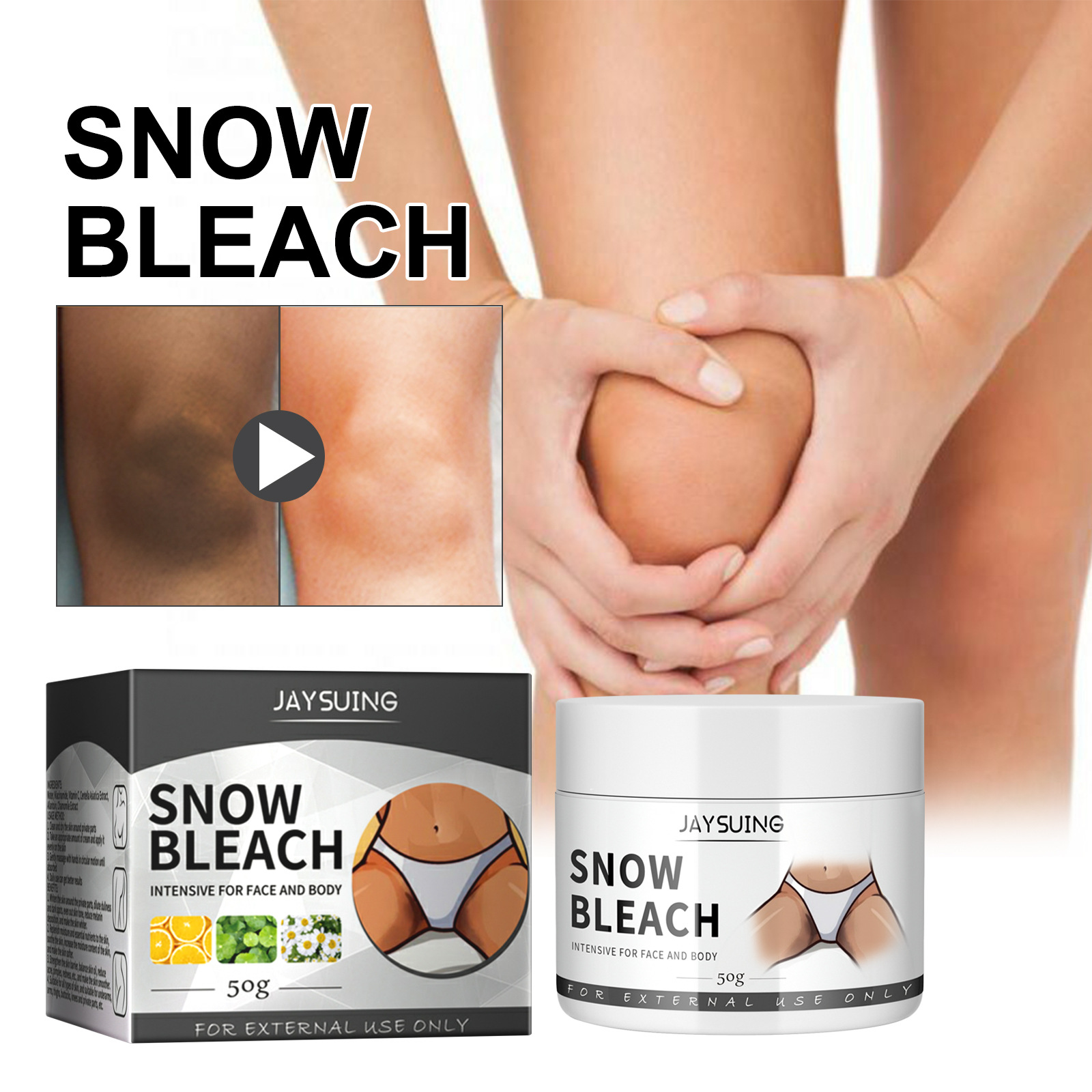 Jaysuing Whitening Cream Care Armpit Thigh Joint Black Hydrating Dull Skin Beautifying and Brightening Body Cream