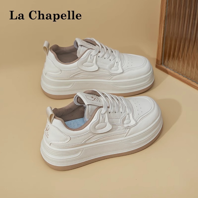 Thick-soled small white shoes women 2024 spring new style all kinds of small board shoes to increase Korean casual women's shoes sports shoes