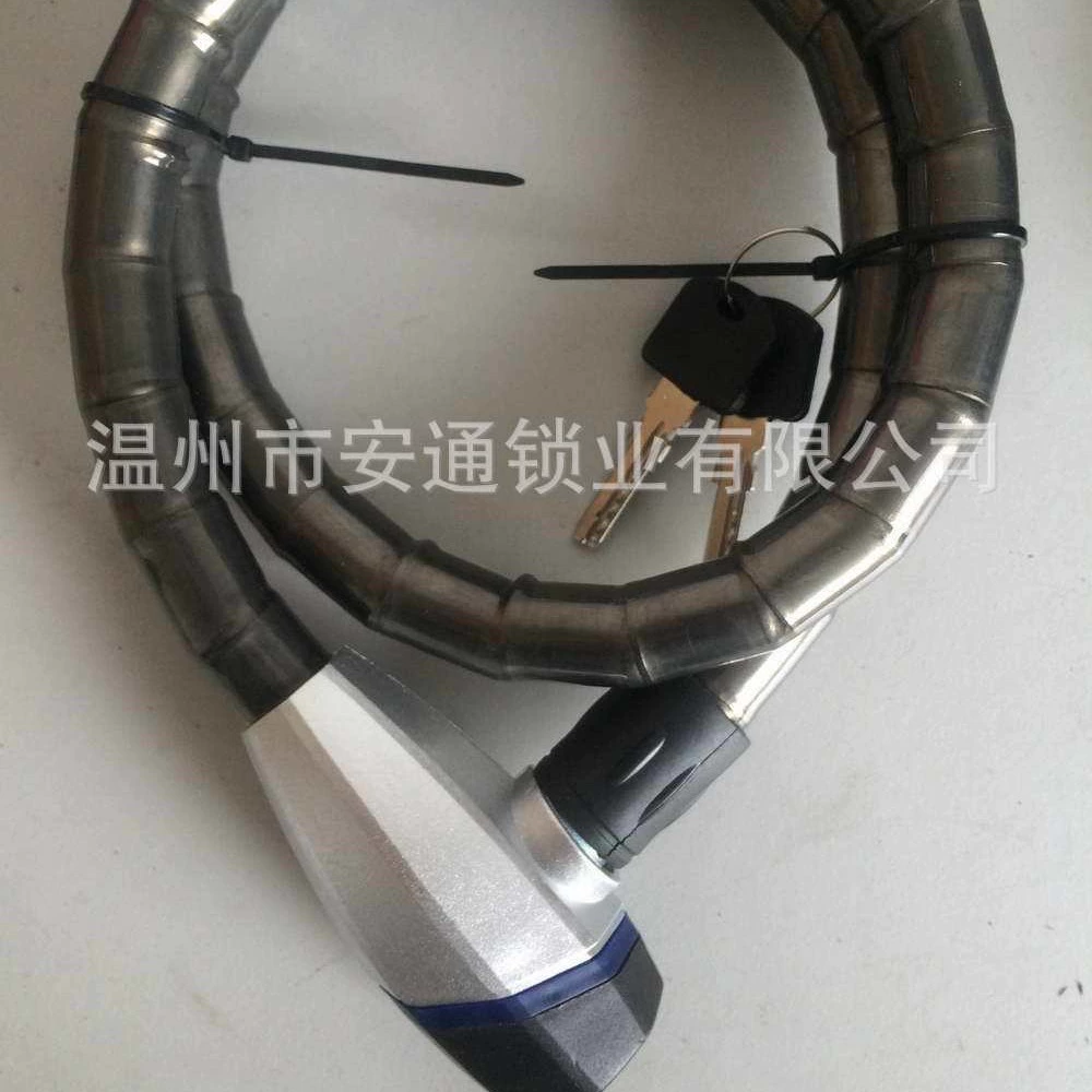 Заводской замок с прямым соединением удлиненный замок со змеей велосипедный замок для горного велосипеда Противоугонный замок 18*100 Добро пожаловать на оптовую продажу