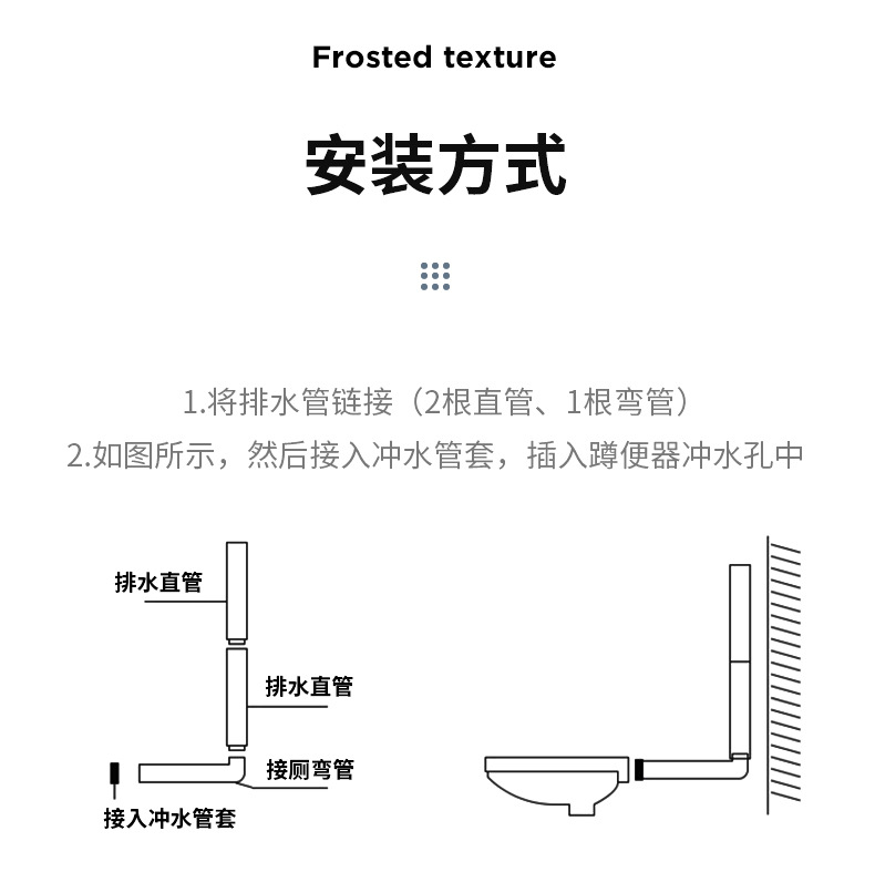 Large-sized universal plastic toilet water tank, wall-mounted bathroom flushing toilet box, household squat toilet water tank thickened undefined