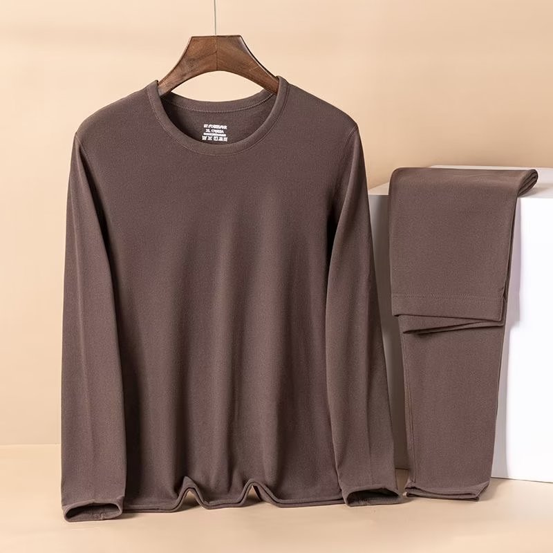 Velvet thermal underwear men's suit de Velvet half turtleneck heating thickened youth autumn clothes autumn and winter pants men's pajamas