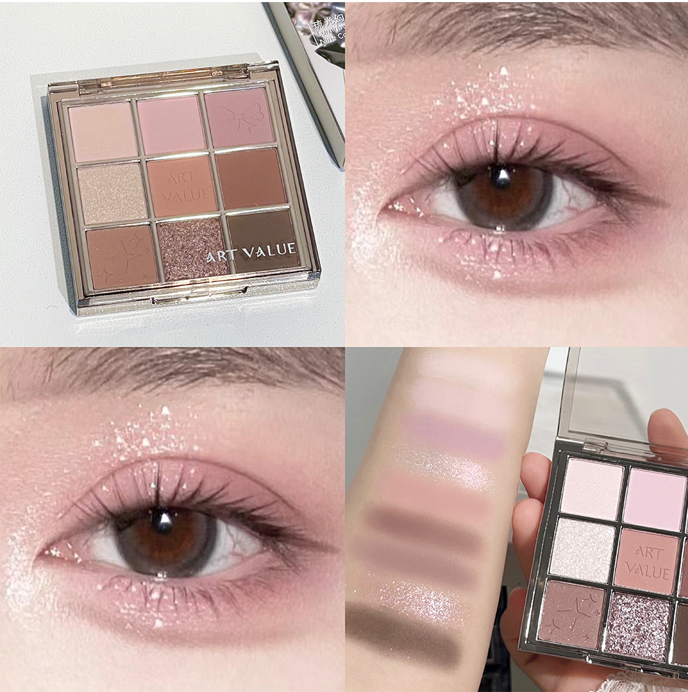 Art Value's new nine-color eyeshadow, "Lustrous Phantom", is available in two colors. It offers a pure and natural pearlescent makeup look at affordable prices for students undefined