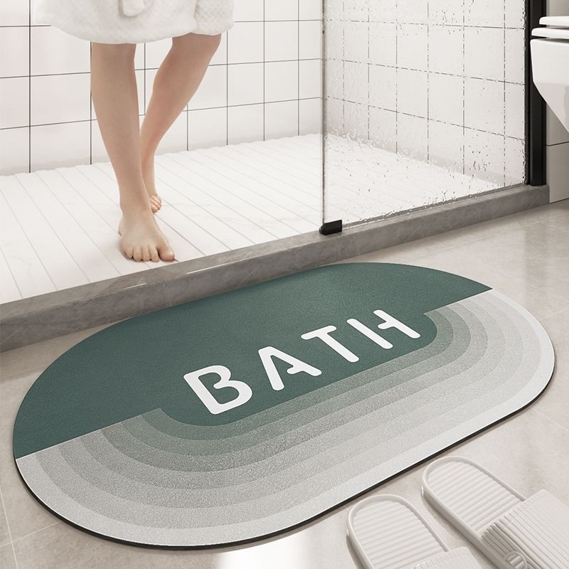 Alfombrilla de baño de barro de diatomeas, alfombrilla de entrada de inodoro, alfombrilla absorbente antideslizante, alfombrilla de puerta, alfombra de baño