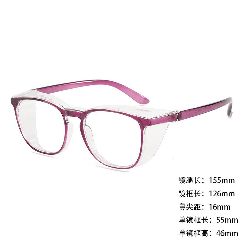 VGOファッションスポーツ99花粉防止メガネ防曇ブルーライト術後黒色保護目シリコンリング保護辺防風鏡