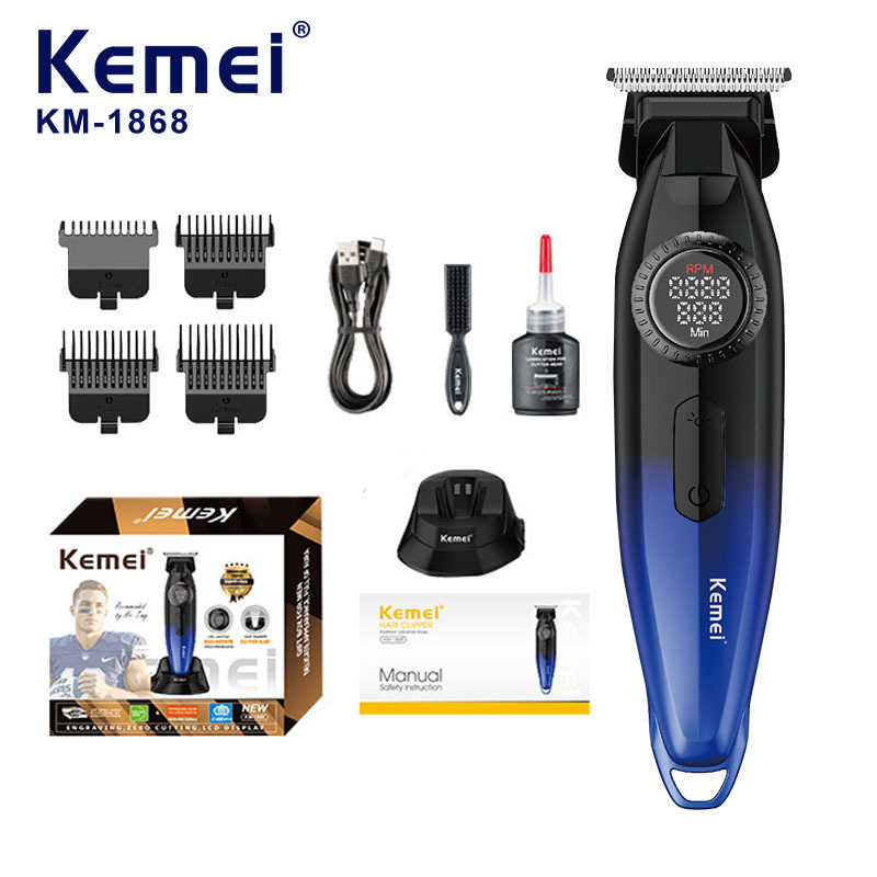 Kemei tijeras de empuje eléctricas, cortador de pelo eléctrico especial, tijeras de empuje de alta velocidad KM - 1868