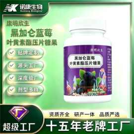 定制黑加仑蓝莓叶黄素酯片oem贴牌源头实力工厂 片剂糖果定制加工