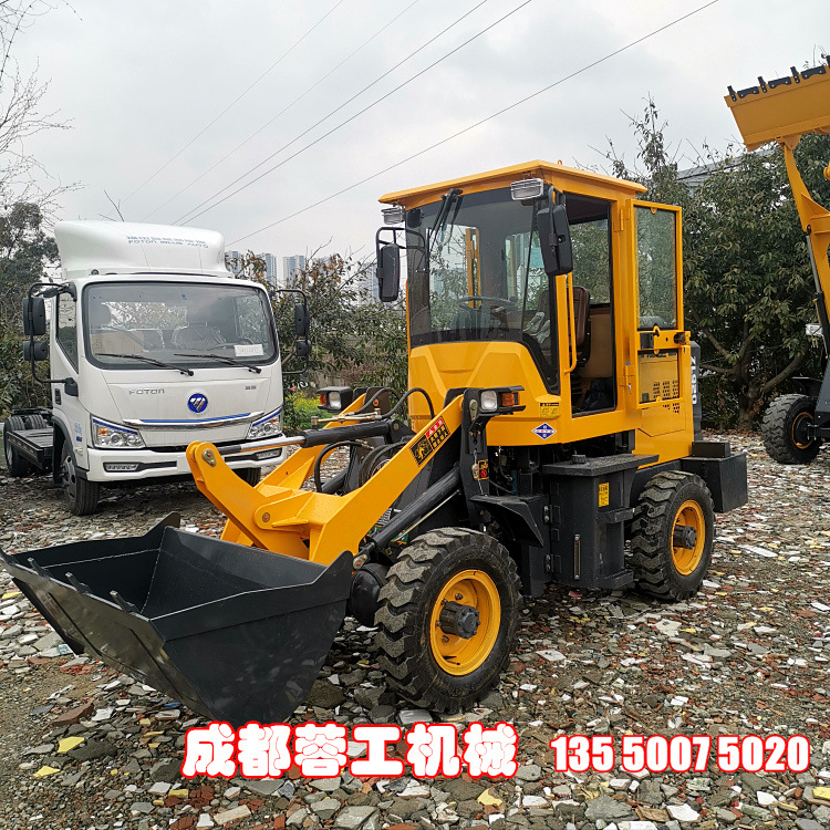 四川批发全新2021款 全时四驱 轴传动  厂棚用矮小型装载机