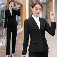 工作服女士西装套装新款职业女装三件套气质正装秋冬西服