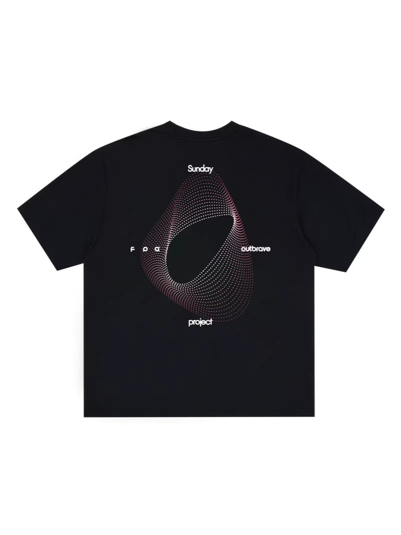 Fba Sports Cool Ice-Silk Short-Sleeve 2025 New Summer Couple Design Niche Print Loose National Trend T-Shirt