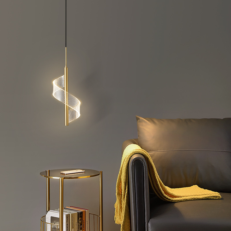 Pasillo del hotel minimalista porche pequeño chandelier moderno simple pasillo luces de atmósfera luces de dormitorio de alto nivel