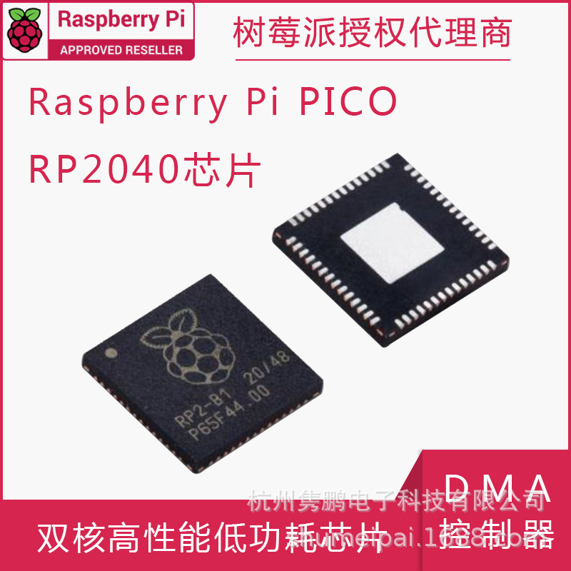 RASPBERRY PI Pico主芯片RP2040  W25Q16JVUXIQ SPIFLASH