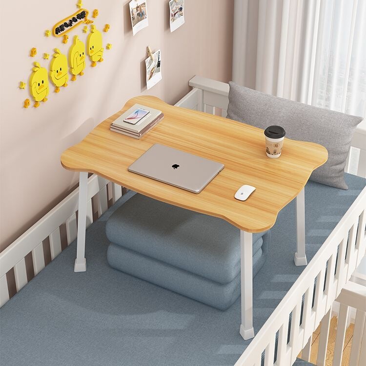 Bedside desk, elevated foldable small table, bedroom bay window floor-standing lazy study desk, student dormitory writing desk, large size