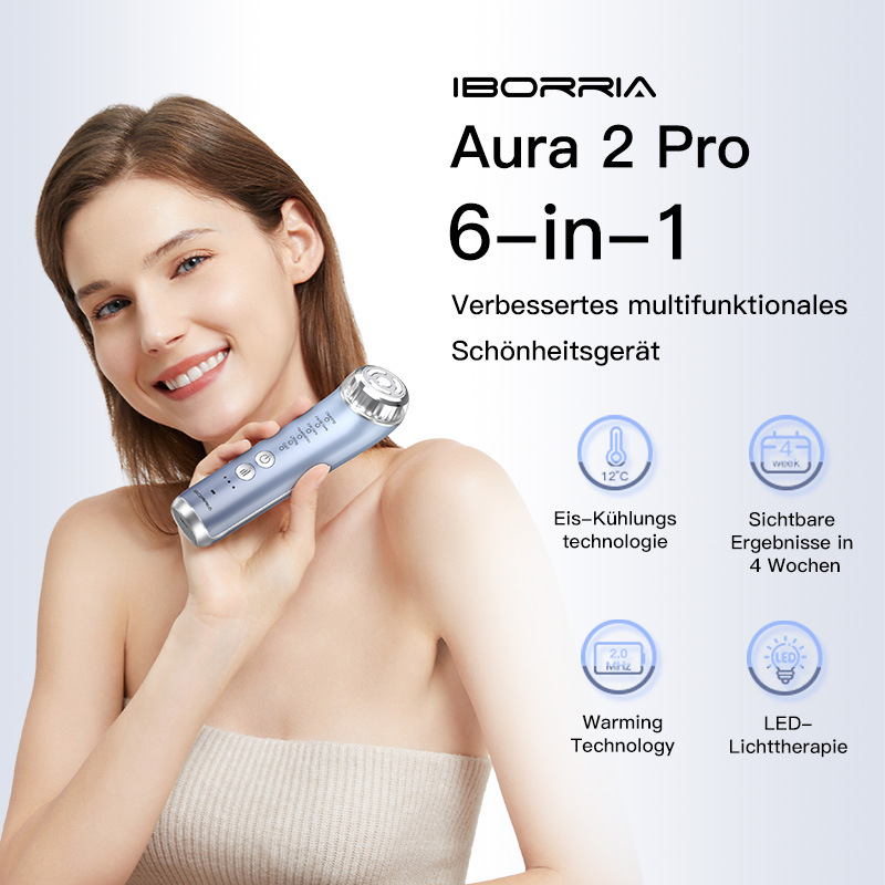 Amazon Ems Microcurrent Beauty Device, Home-Use Facial Lifting and Photon Rejuvenation Device, Multi-Functional Warm Introduction Device