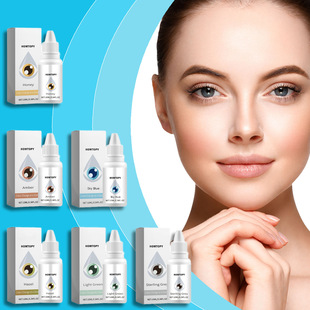 Cross-Border Homtopy Relieves Tired and Dry Eyes, Moisturizes Eyes, Colorful Eye Drops, Blurred Vision Eye Drops