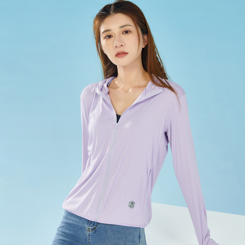 UPF50 + chaqueta de protector solar de hielo de color sólido para hombres 2025 nuevo chaqueta de verano anti-UV transpirable para hombres al aire libre