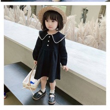 女寶寶連衣裙2022女童裝秋裝新款韓版兒童長袖洋氣春秋公主裙子