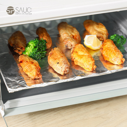 Removable tin foil household thickened food-grade barbecue high-temperature resistant air fryer oven special 30-pack box