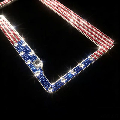 Plate Frame, Acrylic Diamond Glass – License plate holder/license plate holder