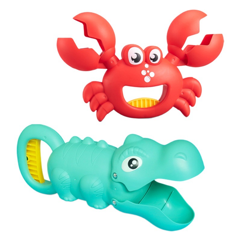 Juguete de playa para niños langosta dinosaurio juguete clip niños y niñas cangrejo pie alicates manipulador playa arena pala traje