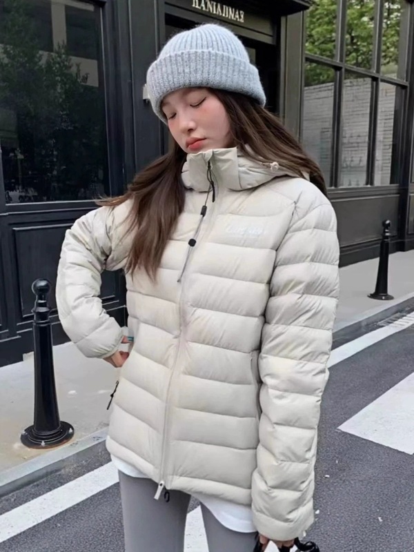 2025年冬季轻薄90白鸭绒连帽羽绒服男女情侣内搭可脱卸帽校服内胆|undefined