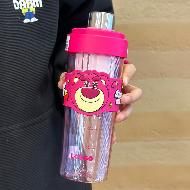 Taza de plástico de área de inventario de código roto color roto tienda de suministro de niñas de alto valor facial para niños tazas lindas