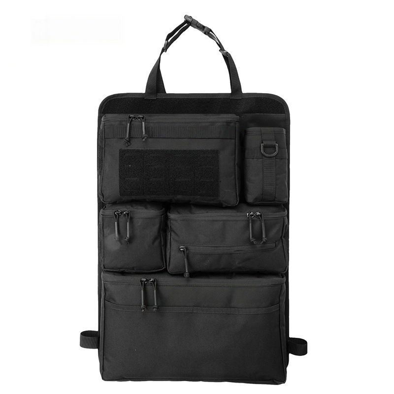 Multifunctional car seat back organizer, hanging multi-pocket storage bag, outdoor functional storage bag