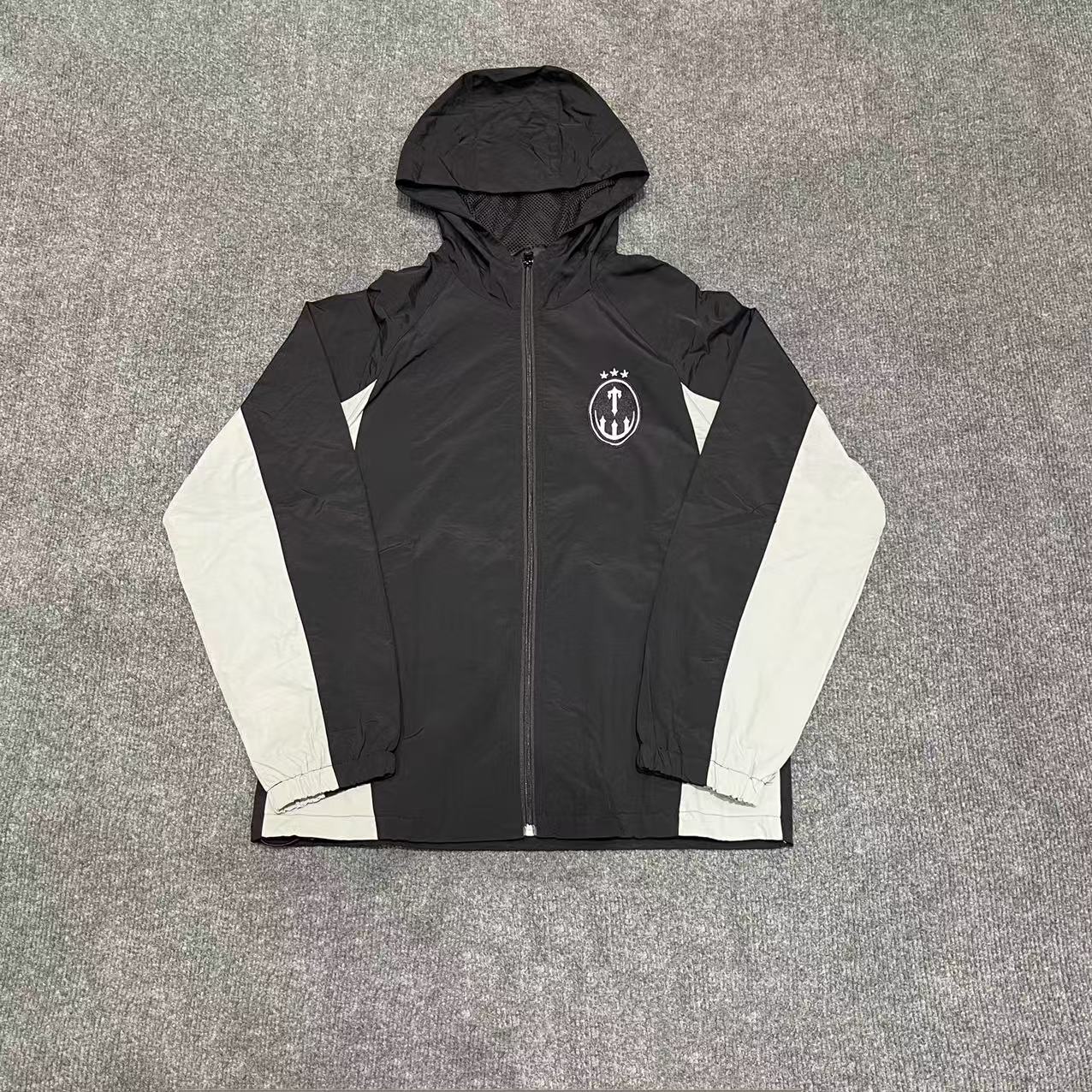 Marca de moda europea y americana transfronteriza Alcatraz Camiseta de manga corta con estampado de letras reflectantes Traje de pantalones cortos casuales de calle para hombres y mujeres