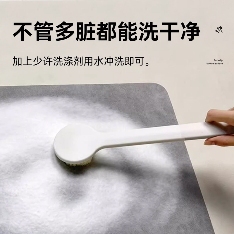 屋台小物珪藻泥フロアマットトイレ速乾吸水マット浴室滑り止めマット浴室ドアマット|undefined