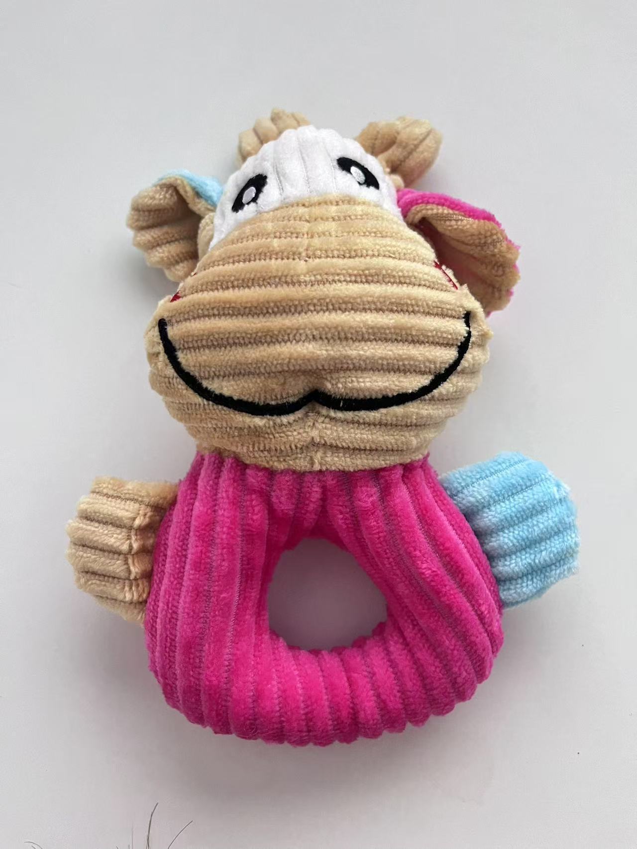 【손에 들고 있는 송아지】소리가 나는 봉제 인형