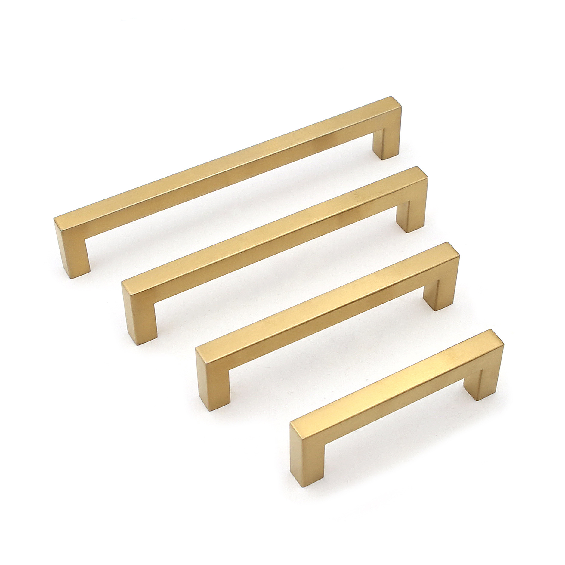New Chinese style stainless steel handle furniture cabinet square…