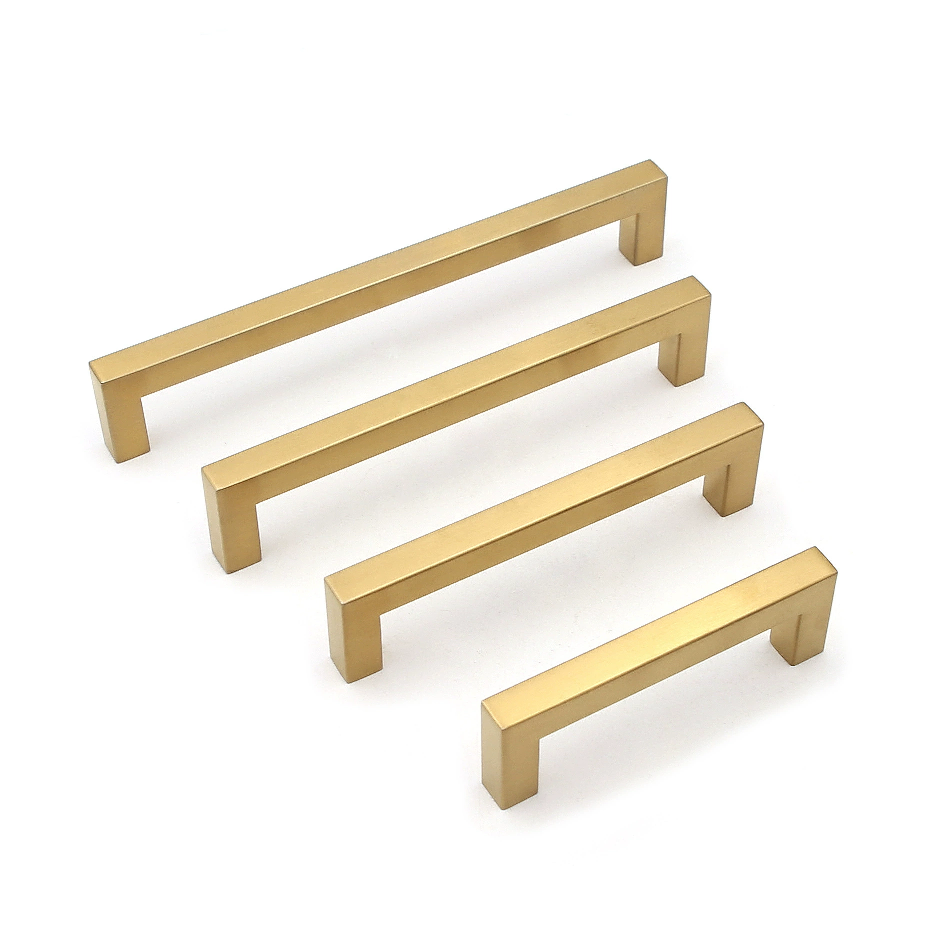 New Chinese style stainless steel handle furniture cabinet square drawer wardrobe door small handle hollow hardware single hole