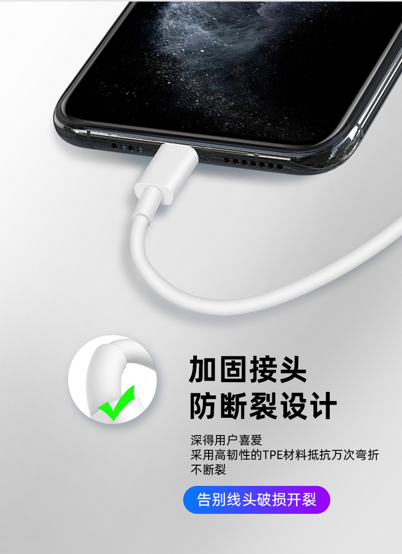 PD fast charging 20W for iphone Apple data cable wholesale 11 Original factory type-c to iphone charging pic 17