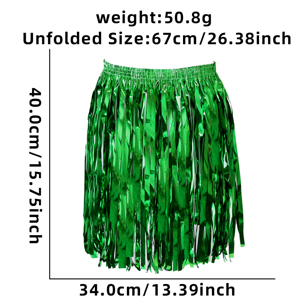 Nuevas vestidas de seda de lluvia de color animadora adultos niños espectáculo de baile vestida de busto de fiesta hawaiana vestida de paja