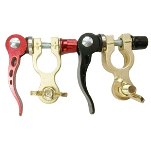 Thickened brass battery pile head car positive and negative electrode quick clip battery connector clip wiring terminal