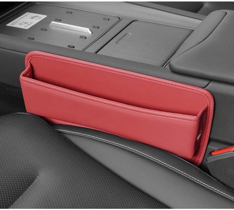Car seat gap storage box car seat storage box gap plug leather multifunctional storage bag storage box
