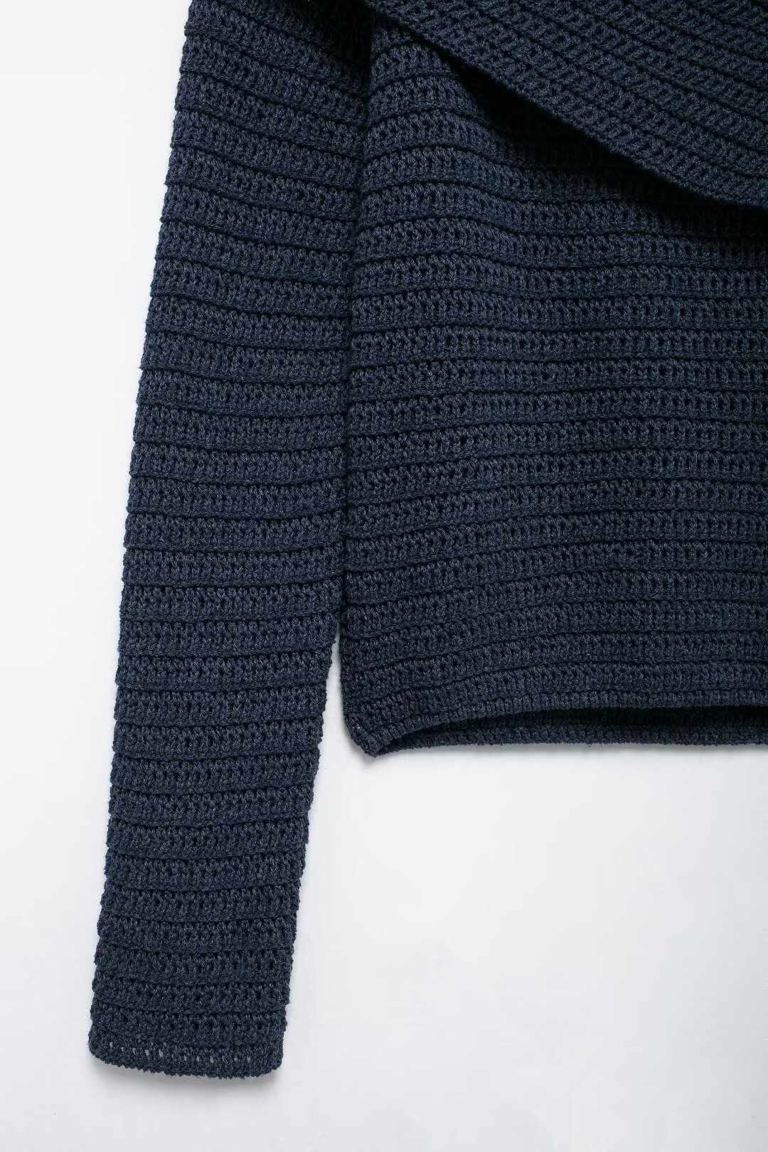 Women's clothing 2024 autumn and winter new street fashion one neck sweater knitted top_voghion.com