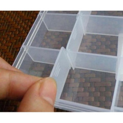 Collapsible 15-Grid Fishing Hook Storage Box Tool Box Fishing Accessories Box Multi-purpose Box Transparent Lead Sheet Storage Box Wholesale