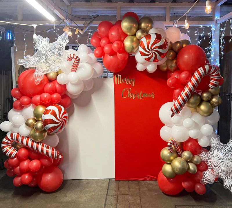 Weihnachten Einfacher Stil Tier Aluminiumfolie Weihnachten Luftballons display picture 2